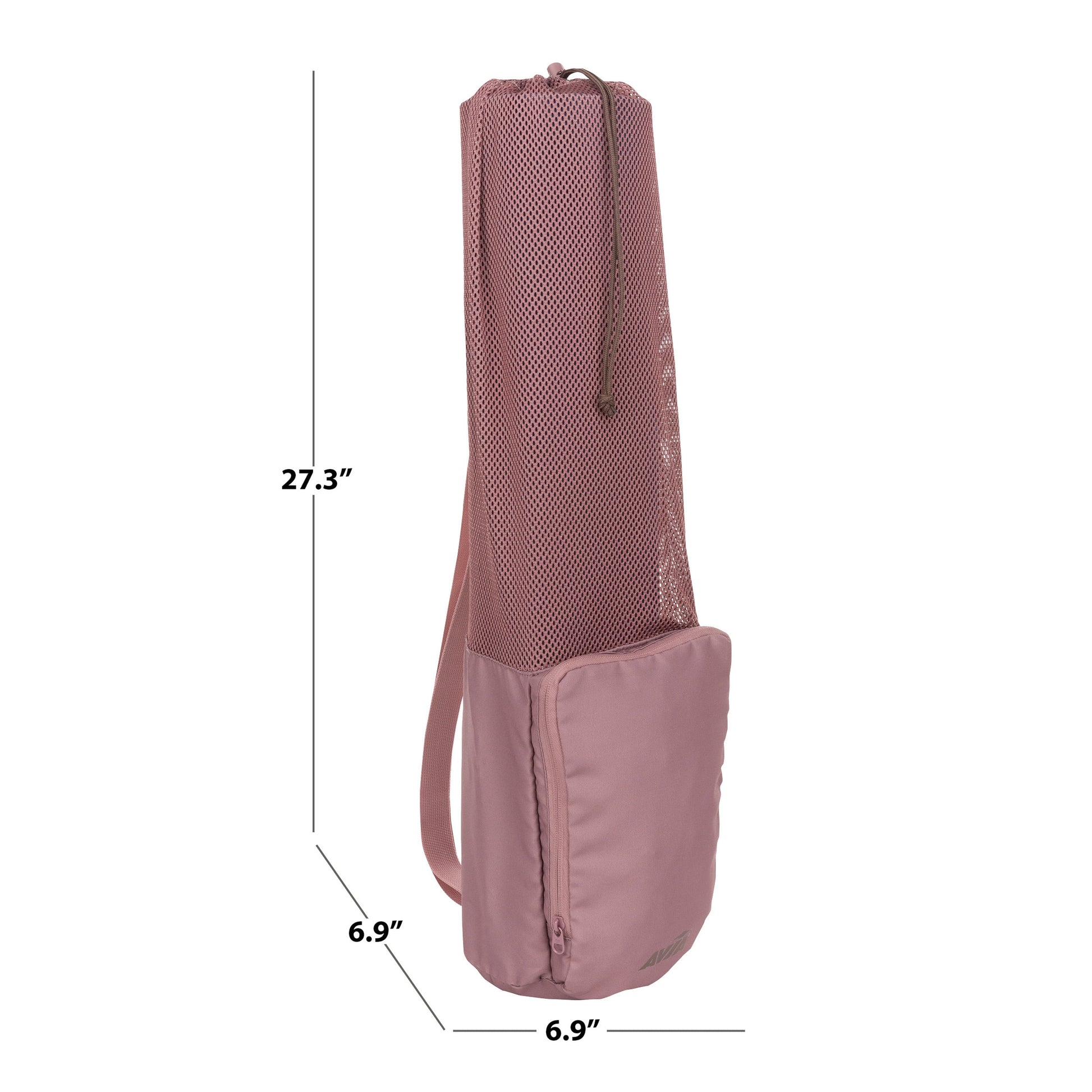 20 Liter Midnight Mauve Yoga Mat Bag Carry Sports, Unisex, Polyester